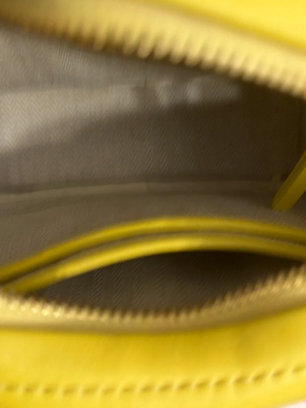 Tory Burch Yellow Quilted Leather Round Crossbody Bag